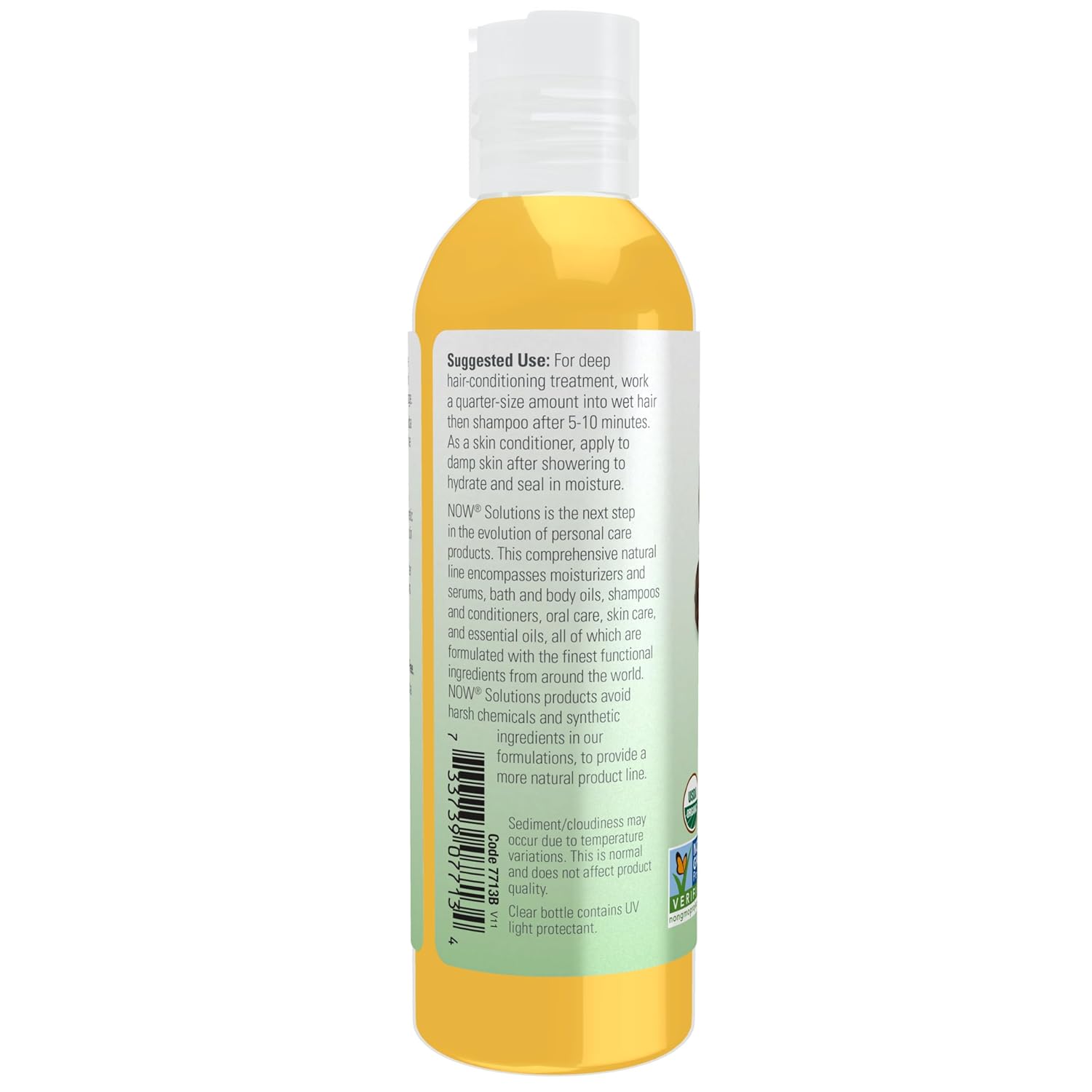 NOW Foods Organic Jojoba Oil - Moisturizes Skin & Hair, Non-GMO, Vegan - 4oz Multi-Purpose Oil