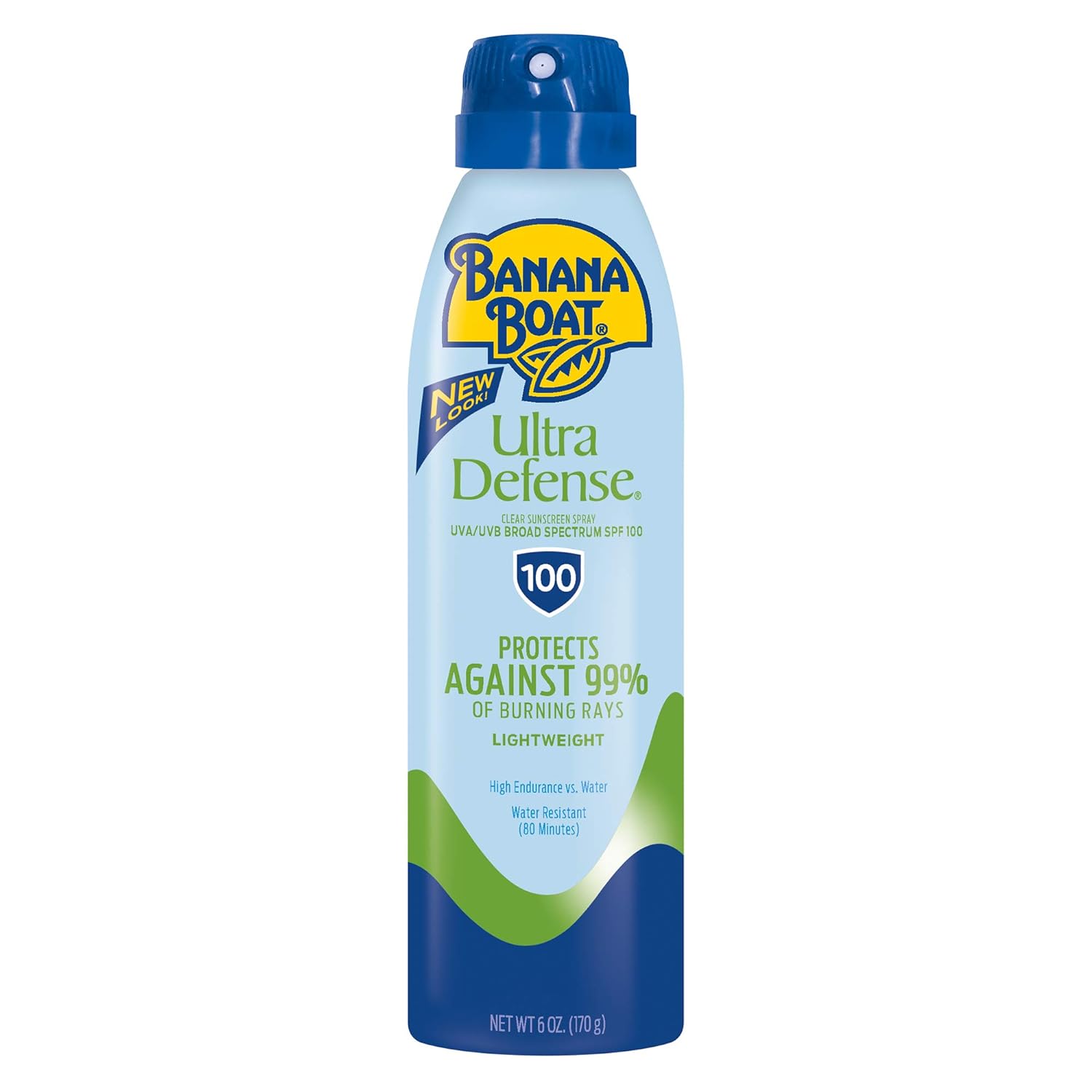 Banana Boat Sunscreen Spray SPF 100 - Hydrating & Water Resistant, Lightweight Formula - 6oz
