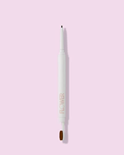 FLOWER BEAUTY Microbrow Pencil - Precise Hair-Like Strokes, Vegan Formula - Espresso