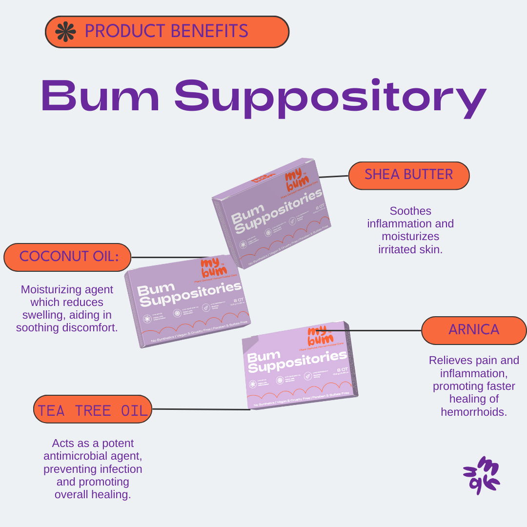 Bum Suppositories, 8ct