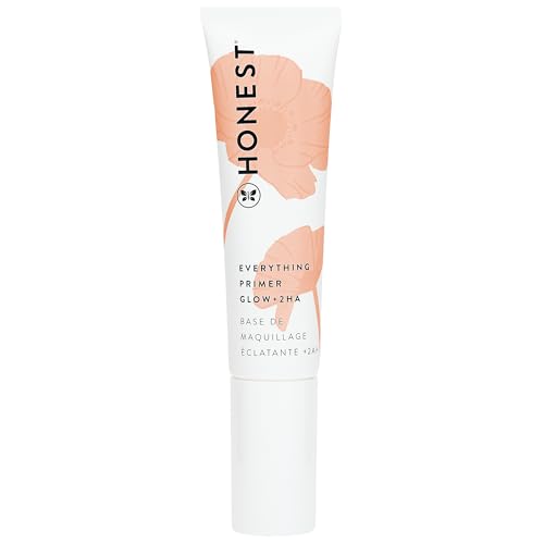 Honest Beauty Glow Primer - Preps, Brightens, Hydrates with Hyaluronic Acid, Vegan - 1 fl oz