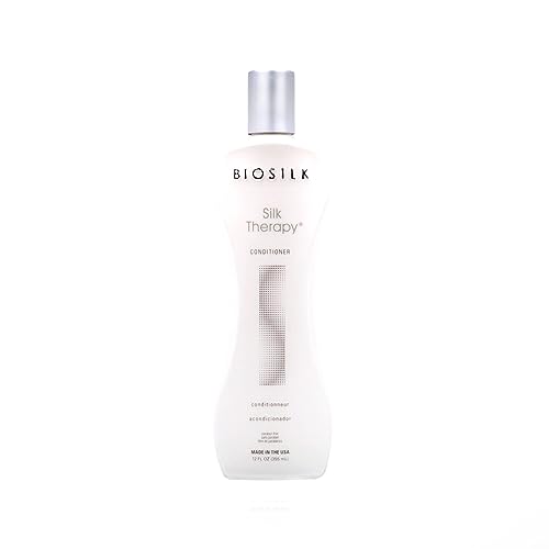 Biosilk Silk Therapy Conditioner - Radiance Boosting, UV Protection, 12oz with Botanicals