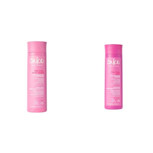 Cake Beauty Curl Next Door Shampoo & Conditioner Set - Frizz Control, Vegan, Cruelty-Free - 12oz