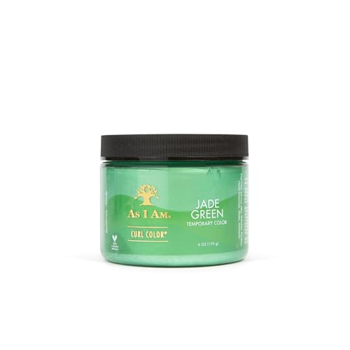 As I Am Curl Color Gel - Jade Green, Medium Hold, Flake-Free, Vegan - 6oz
