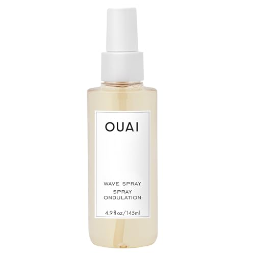 OUAI Wave Spray - Adds Volume & Shine with Coconut Oil, Rice Protein - 4.9oz for All Hair Types