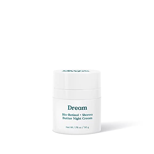 Three Ships Dream Bio-Retinol Night Cream - Hydrates & Repairs, Plant-Based Ingredients - 50g