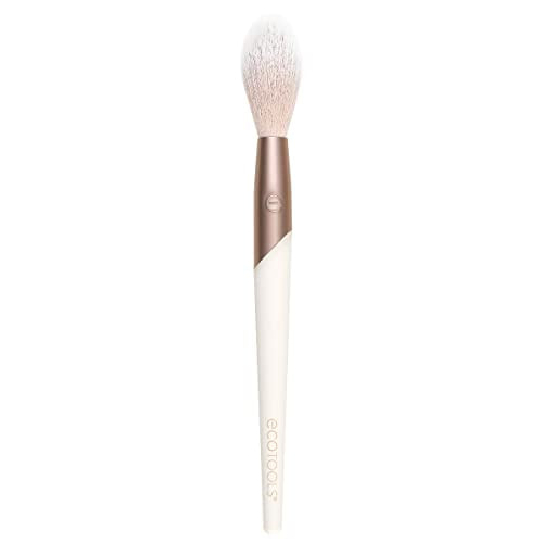 EcoTools Luxe Highlighter Brush - Luminous Glow, Ultra-Soft Synthetic Bristles - 1 Count