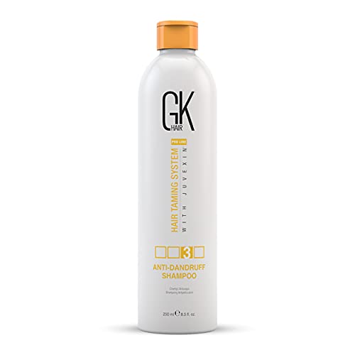 GK HAIR Global Keratin Shampoo - Deep Cleansing, Itch Relief, pH Balanced - 8.5oz