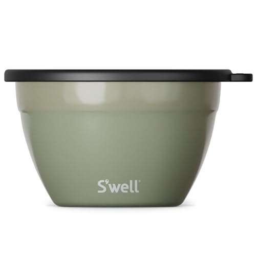 S'well Stainless Steel Salad Bowl Kit - Leakproof, Easy to Clean, 64oz with Mini Canister