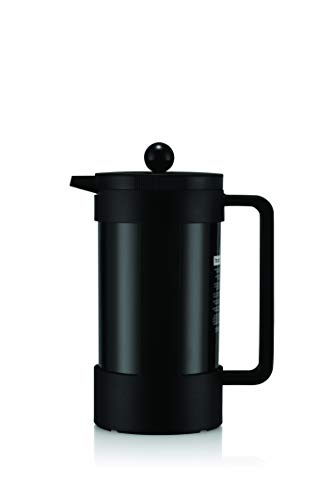 Bodum Bean French Press Coffee Maker - Durable BPA-Free Carafe, Innovative Locking System - 34oz