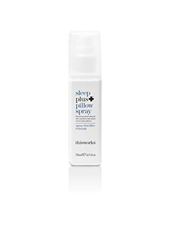 thisworks Sleep Plus+ Pillow Spray - Natural Sleep Aid with Lavender & Essential Oils - 75ml