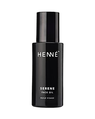 Henné Organics Serene Face Oil - Balancing, Non-comedogenic, Vegan - 1 fl oz for Sensitive Skin