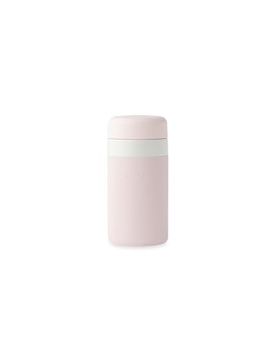 W&P Porter Insulated Bottle - Pure Taste Ceramic Coating, Leakproof, Dishwasher Safe - 12oz Blush