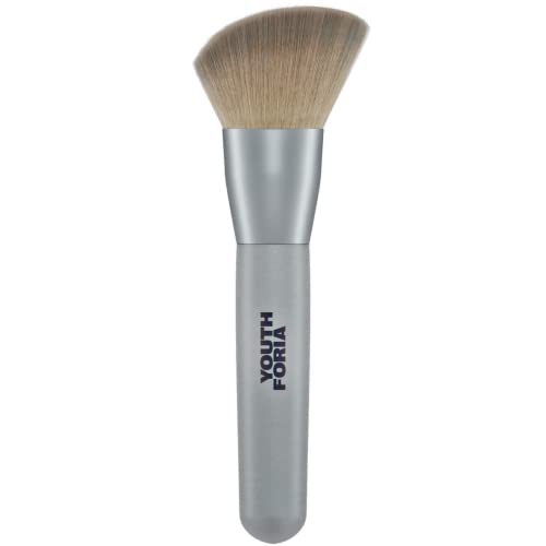 Youthforia Blush Brush - Soft Angled for Flawless Blending, Vegan & Gentle for Sensitive Skin