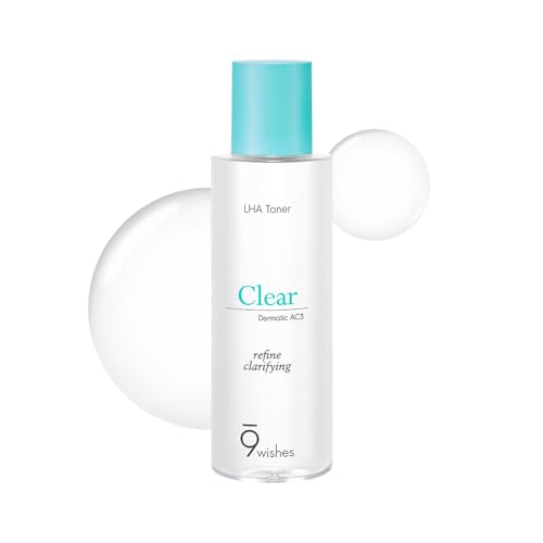 [9 wishes] Dermatic Clear Toner - Mild Exfoliating for Acne-Prone Skin - 5.07 fl. oz.