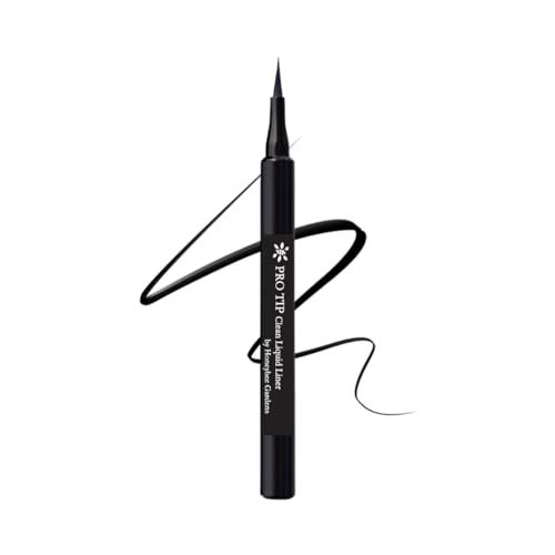 Honeybee Gardens ProTip Liquid Liner - Long-Wearing, Nano-Free, Vegan, Black - 0.034 fl oz