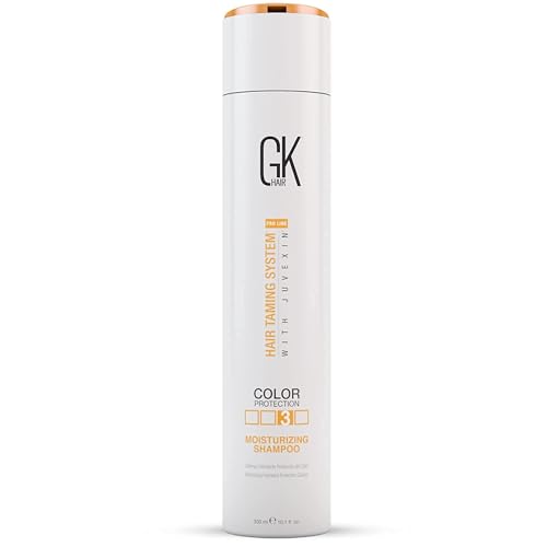 GK Hair Moisturizing Shampoo - Hydrates, Protects Color, Nourishes All Hair Types - 10.1oz