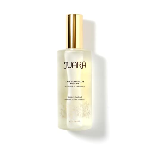 Juara Candlenut Glow Body Oil - Deep Hydration, Antioxidant Protection, Lightweight - 4 oz