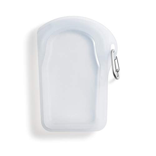 Stasher Reusable Food Storage Go Bag - Leak-Free, BPA-Free, Versatile Use - 18oz Clear