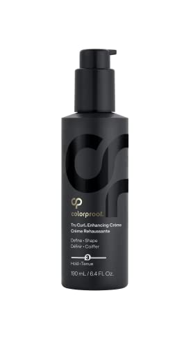 Colorproof Tru Curl Enhancing Crème - Boosts Curls, Frizz Control & Heat Protection - 6oz