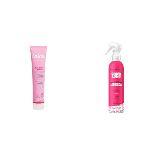 Cake Beauty Hair Care Bundle - Nourishing Curl Cream & Leave-In Conditioner, Vegan - 8oz