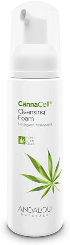 Andalou Naturals CannaCell Face Wash - Gentle Botanical Cleanser with Hemp Stem Cells - 5.5oz