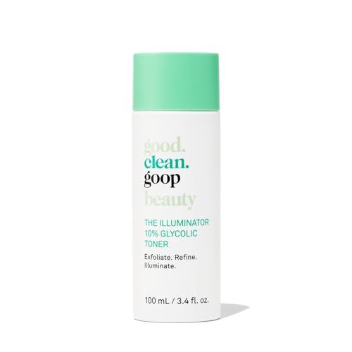 good.clean.goop beauty The Illuminator Glycolic Toner - Refines Texture, Minimizes Pores - 3.4 Fl oz