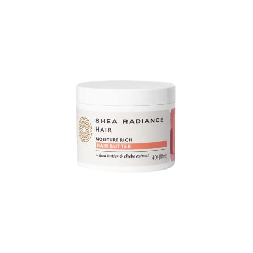 Shea Radiance Hair Treatment - Nourishing Moisture for Thick, Curly Hair with Essential Oils - 4oz