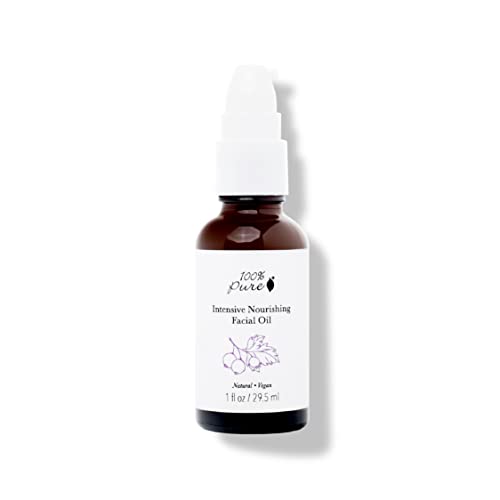 100% PURE Face Oil - Deep Hydration, Antioxidant-Rich, Natural Ingredients - 1oz