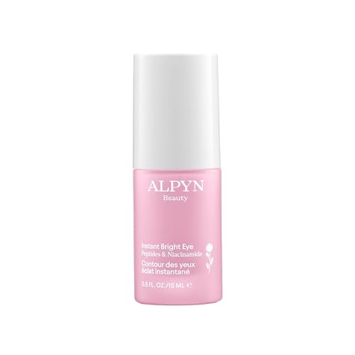 Alpyn Eye Cream - Brightens Dark Circles, Firms Skin with Peptides & Niacinamide - 0.5 Fl Oz