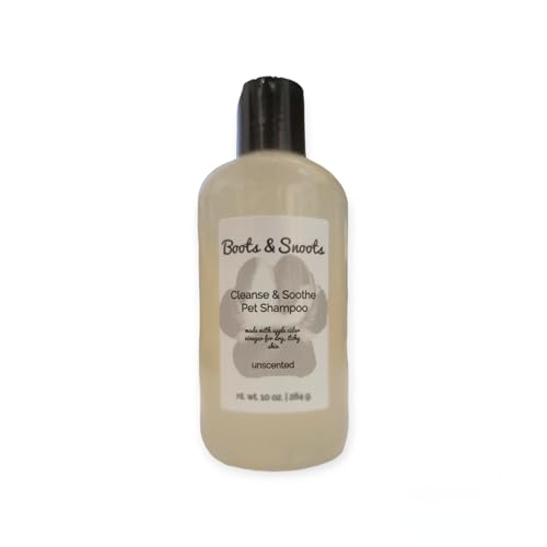 Sinarie Natural Dog Shampoo - Soothes Skin Irritation, Improves Coat Quality - 10 oz Unscented