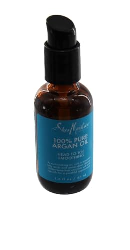 SheaMoisture Body Oil - Multi-Tasking Argan Oil for Smooth Hair & Skin, 100% Pure - 1.6 Fl Oz