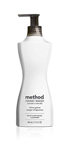 Method Gel Hand Soap - Plant-Based Cleansers, Biodegradable, Citrus Grove Scent - 11.5oz