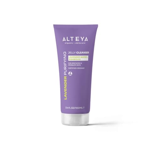 Alteya Organics Facial Cleanser - Purifies, Soothes with Lavender Water & Bisabolol - 3.4 Fl Oz