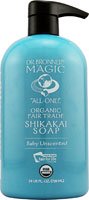 Dr. Bronner's Organic Shikakai Body Soap - Gentle, Hypoallergenic, Unscented - 24 fl oz