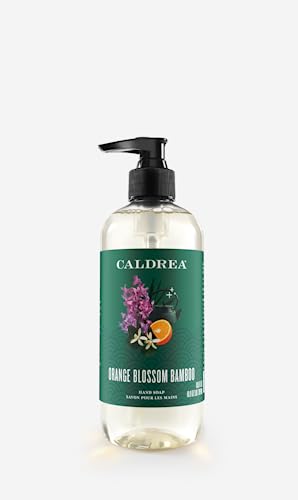 Caldrea Hand Soap - Moisturizing with Aloe Vera & Olive Oil, Orange Blossom Bamboo - 10.8oz