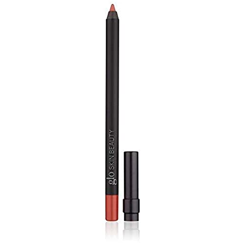 Glo Skin Beauty Lip Liner Pencil - Defines Lips, Antioxidant Infused, Water-Resistant - Natural Pink