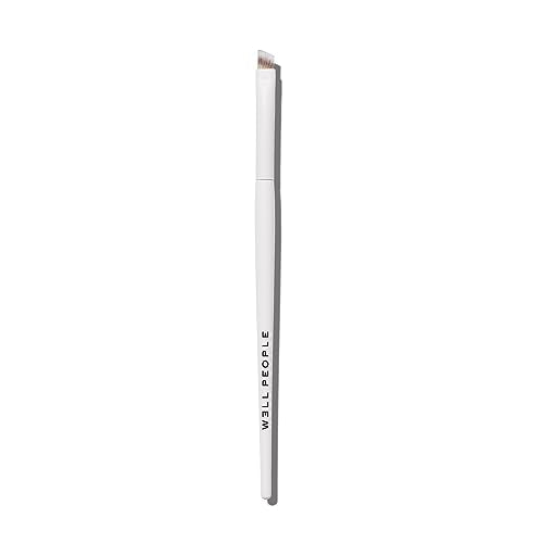 Well People Angled Eye Brush - Precision Lining & Defining, Cruelty-Free Bristles - Flat Tapered