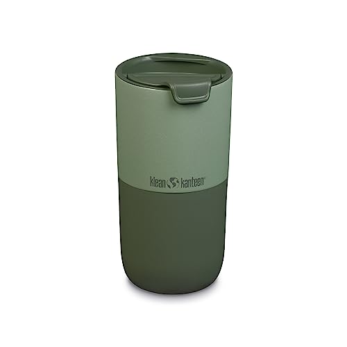 Klean Kanteen Insulated Rise Tumbler - Keeps Drinks Hot/Cold, 90% Recycled Steel - Sea Spray