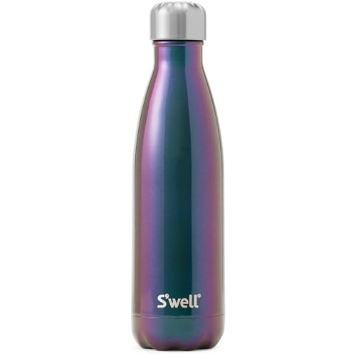 S'well Stainless Steel Water Bottle - Keeps Drinks Cold 36hrs, Hot 18hrs, BPA Free - 17oz