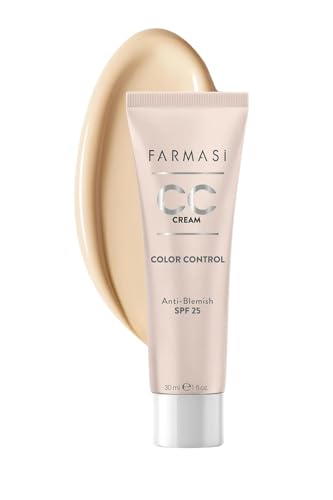 Farmasi CC Cream - Flawless Coverage, Multimineral Infusion, SPF 25+ - 1 fl. oz, 02 Light to Medium