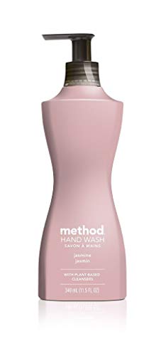 Method Liquid Hand Soap - Plant-Based Cleansers, Biodegradable, Jasmine Scent - 11.5oz