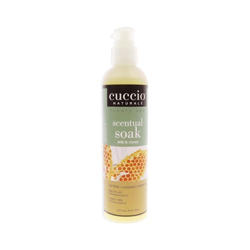 Cuccio Naturale Scentual Soak - Hydrating Foot & Hand Treatment, Milk & Honey - 8oz