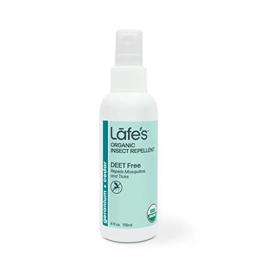 Lafe's Natural BodyCare Bug Repellent - Organic, DEET-Free, Alcohol-Free - 4oz