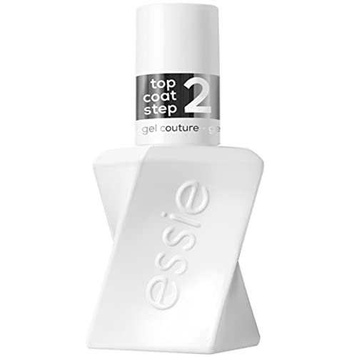 Essie Gel Couture Nail Top Coat - Long-Lasting Shine, Vegan Formula - 0.46 fl oz