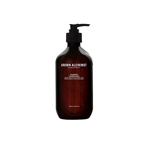 Grown Alchemist Shampoo - Nourishing Clean, Vegan & Cruelty-Free - Damask Rose, 500ml