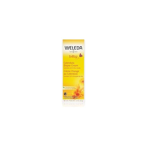 Weleda Baby Calendula Diaper Cream - Soothes Redness, Plant-Based Ingredients - 2.8oz