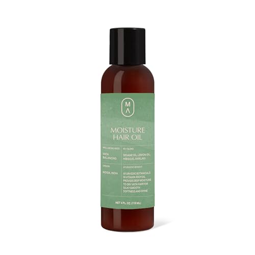 Maharishi Ayurveda Moisture Vata Hair Oil - Nourishing Pre-Wash Treatment, Vegan - 118ml