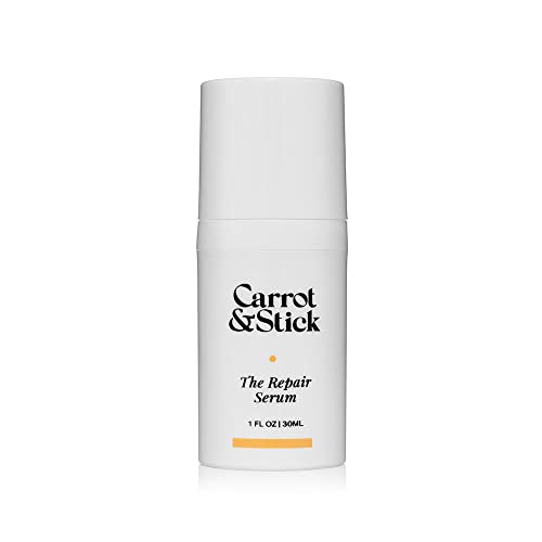 Carrot & Stick Face Serum - Revitalizes Skin, Hydrating Hyaluronic Acid & Vitamin E - 1oz