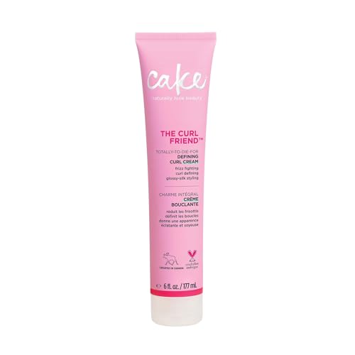 Cake Beauty Curl Friend Defining Cream - Moisturizes, Reduces Frizz, Lemon Pie Scent - 8oz